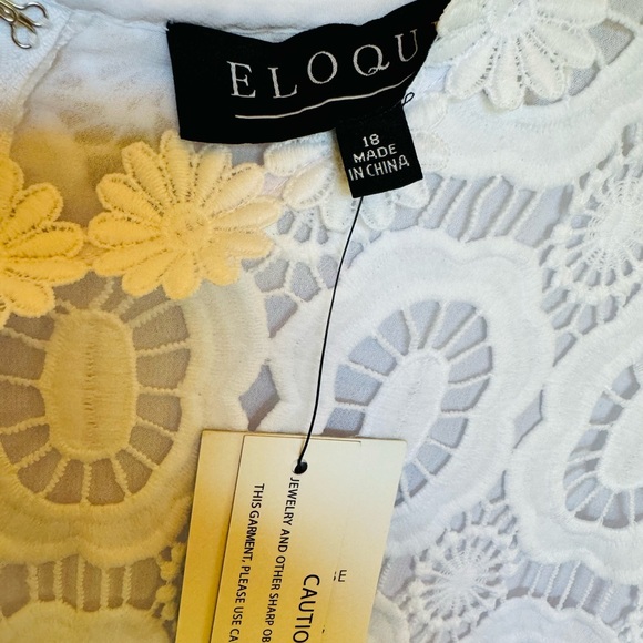 Eloquii Lace Wide Leg Jumpsuit - Picture 14 of 16